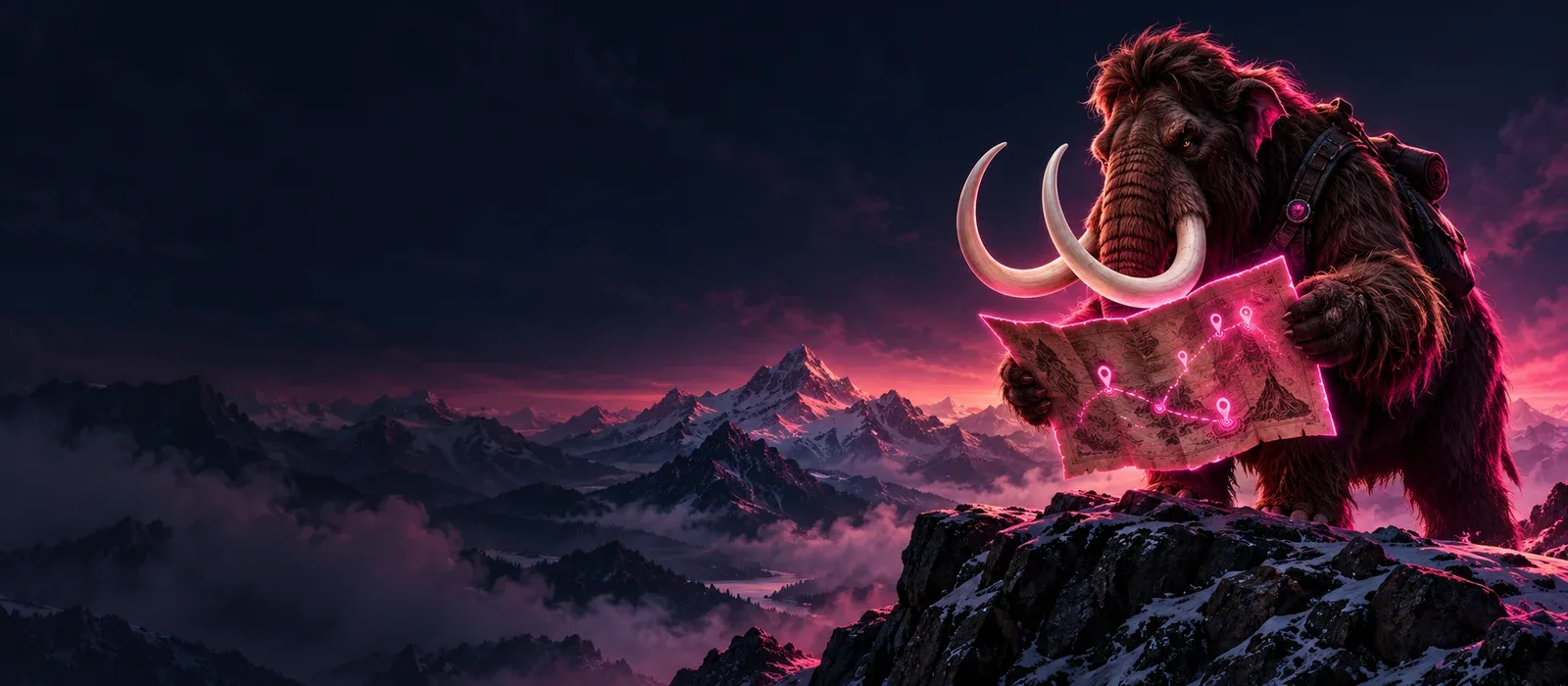 MOSTADON mammoth illustration for Account based marketing